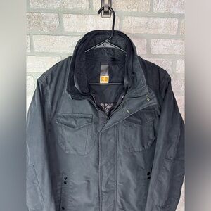 Boss Orange Label Thermore Rinnova Parka Coat Black Size 40R
